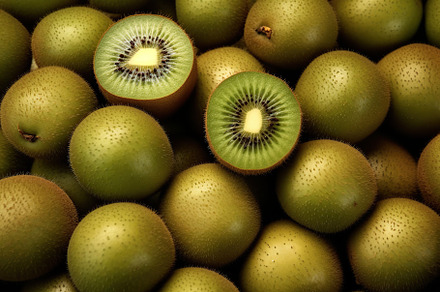 Ripe kiwi fruit background, a Food & Drink Photo by AlyaAnd