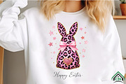 Happy Easter Leopard Print Bunny Png, an Illustration by Craft Nest (Thumbnail 3 of 4)