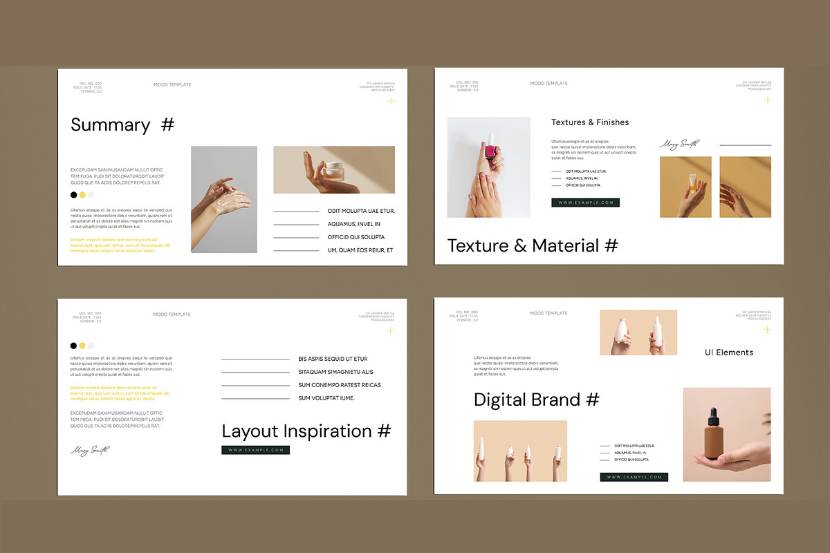 Mood Board Presentation Template preview 4