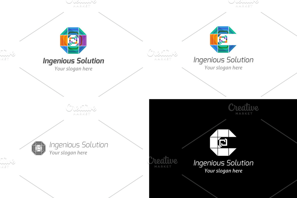 Ingenious Solution Logo, a Branding & Logo Template by BdThemes (Photo 3 of 3)