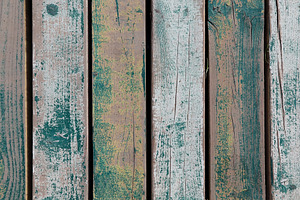 Old wooden texture with grunge paint, a Background Photo by Sir13