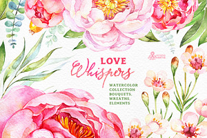 Love Whispers. Floral Collection