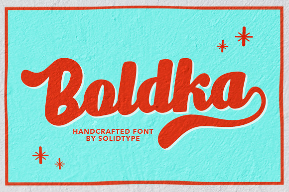 Boldka Script preview 7