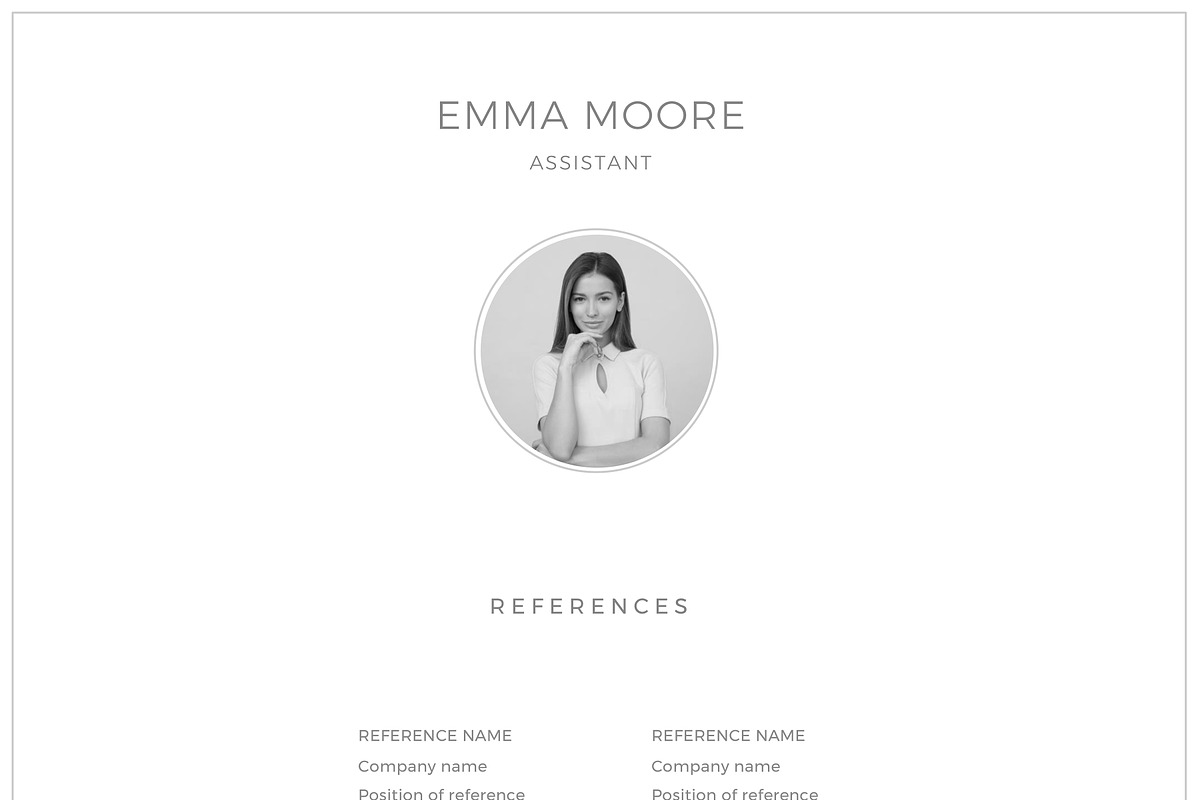 Resume Template / CV, a Resume Template by TheResumeCoach (Photo 7 of 8)