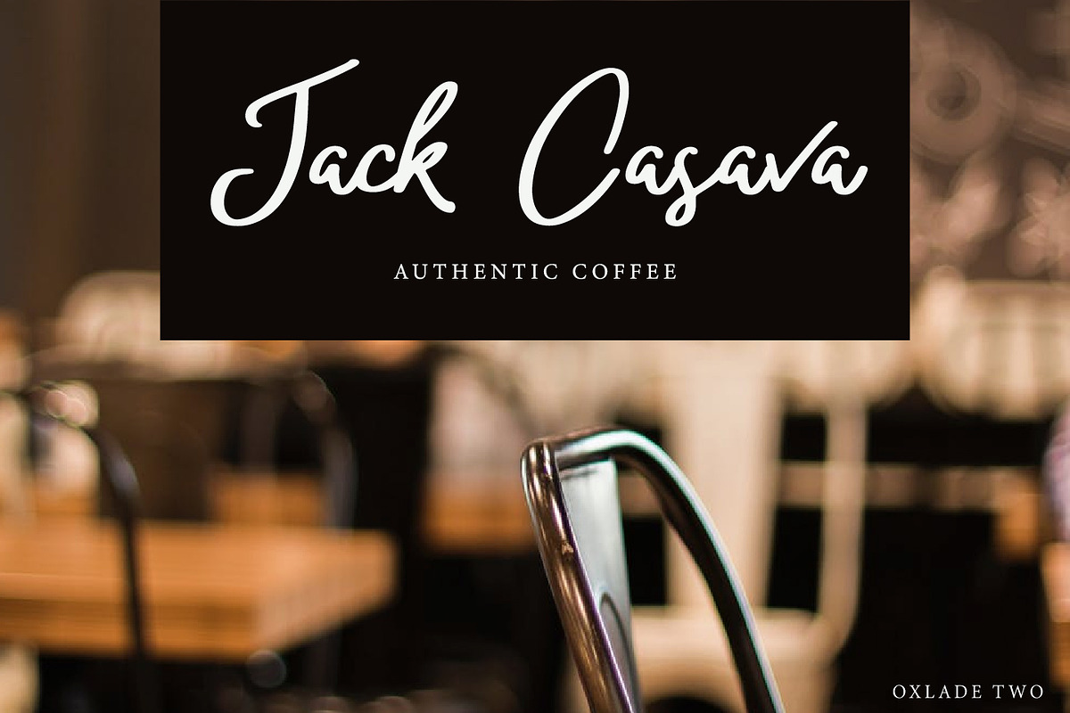 Oxlade Script Font preview 8