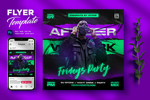 Night Club Flyer Template, a Flyer Template by Hubzway