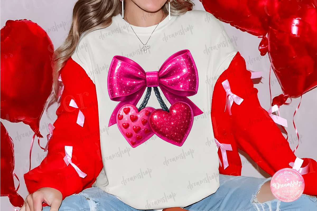 Faux Crochet Valentines Day Png, an Illustration by CreationArt (Photo 4 of 6)