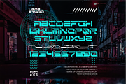MOREXIN - Futuristic Cyberpunk Font, a Font by Vroz Studio (Thumbnail 7 of 7)