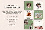Matcha Latte Instagram Bundle| Canva, a Social Media Template by DesignbySamVN (Thumbnail 6 of 10)
