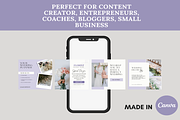 Purple Wedding/Florist Instagram, a Social Media Template by LushBury (Thumbnail 8 of 9)