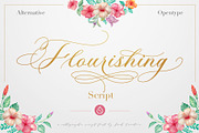 Flourishing Script, a Script Font by JROH Creative (Thumbnail 1 of 12)