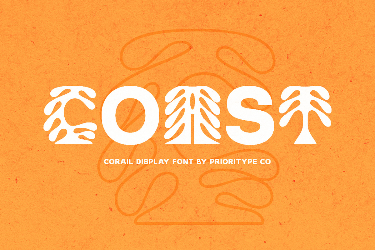 Corail Display Font - Tropics Font, a Sans Serif Font by Prioritype Co (Photo 4 of 11)