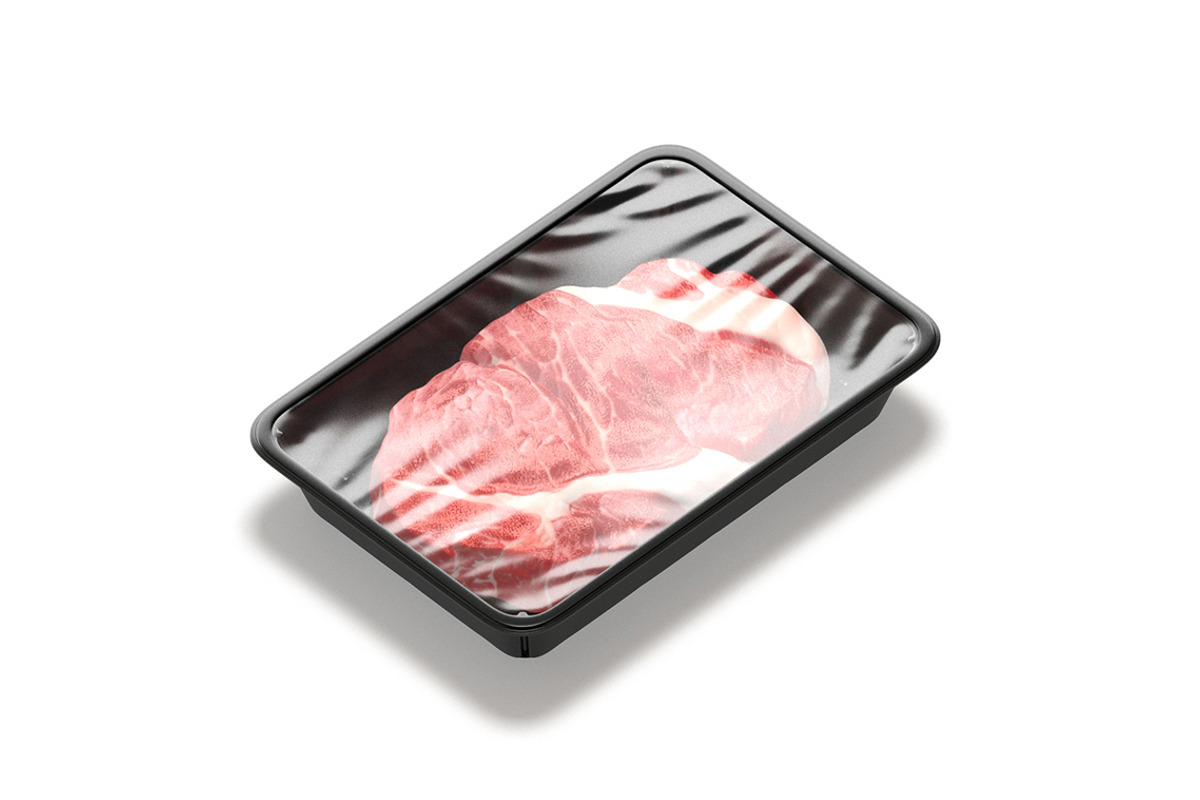 Plastic Packaging Raw Meat 3D Model, an Object 3D Model by rebrandy (Photo 1 of 9)