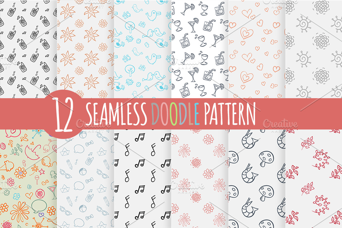 Seamless Doodle Pattern