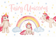 Fairy Unicorns, an Animal Illustration by CrystalinaShop (Thumbnail 1 of 11)