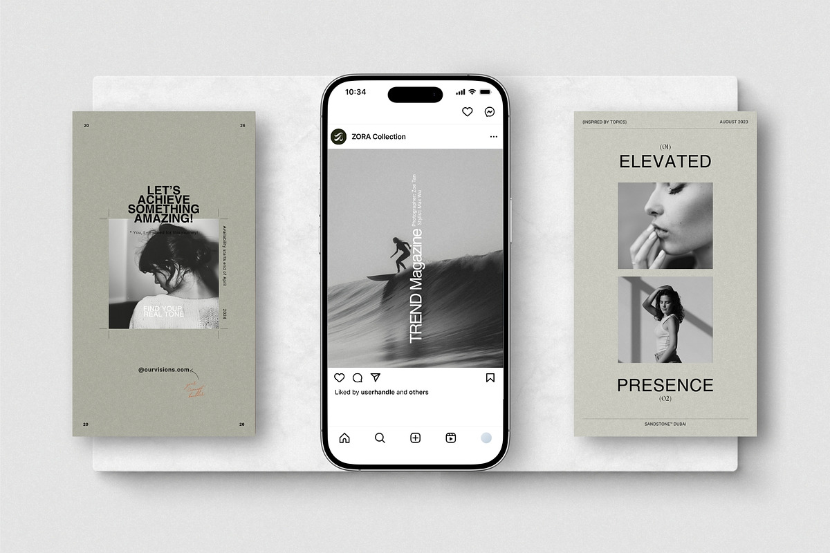 ZORA | Social Media Kit Bundle, a Social Media Template by The Aesthetic Studio (Photo 4 of 10)