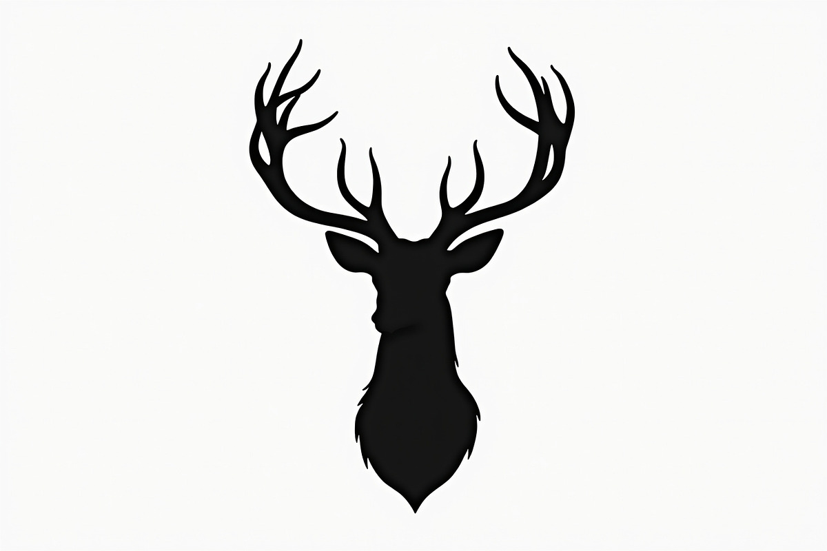 Deer Head Silhouette Vector Bundle,, an Illustration by Amazin_art (Photo 11 of 19)