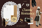 Classic Romance Collage Pack, an Object Graphic by Feelsoul (Thumbnail 1 of 9)