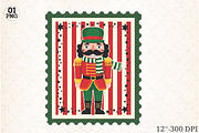 Christmas Coquette Nutcracker Stamps, an Illustration by Libby Wishes (Thumbnail 1 of 5)