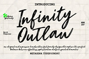 Infinity Outlaw | 02 Version, a Handwritten Font by Metasena Typefoundry (Thumbnail 1 of 10)
