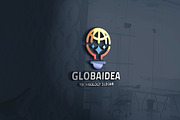 Global Idea Light Bulb Logo, a Branding & Logo Template by Design_Planet (Thumbnail 2 of 2)