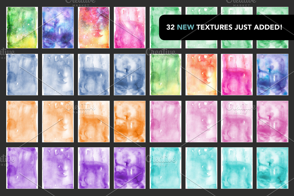 Essential Ombre Watercolor Bundle, a Texture Graphic by M. by mprintly (Photo 10 of 10)