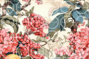 CHINOISERIE FRUITS Seamless Patterns, a Texture Illustration by RefinedFantasyStudio (Thumbnail 2 of 9)