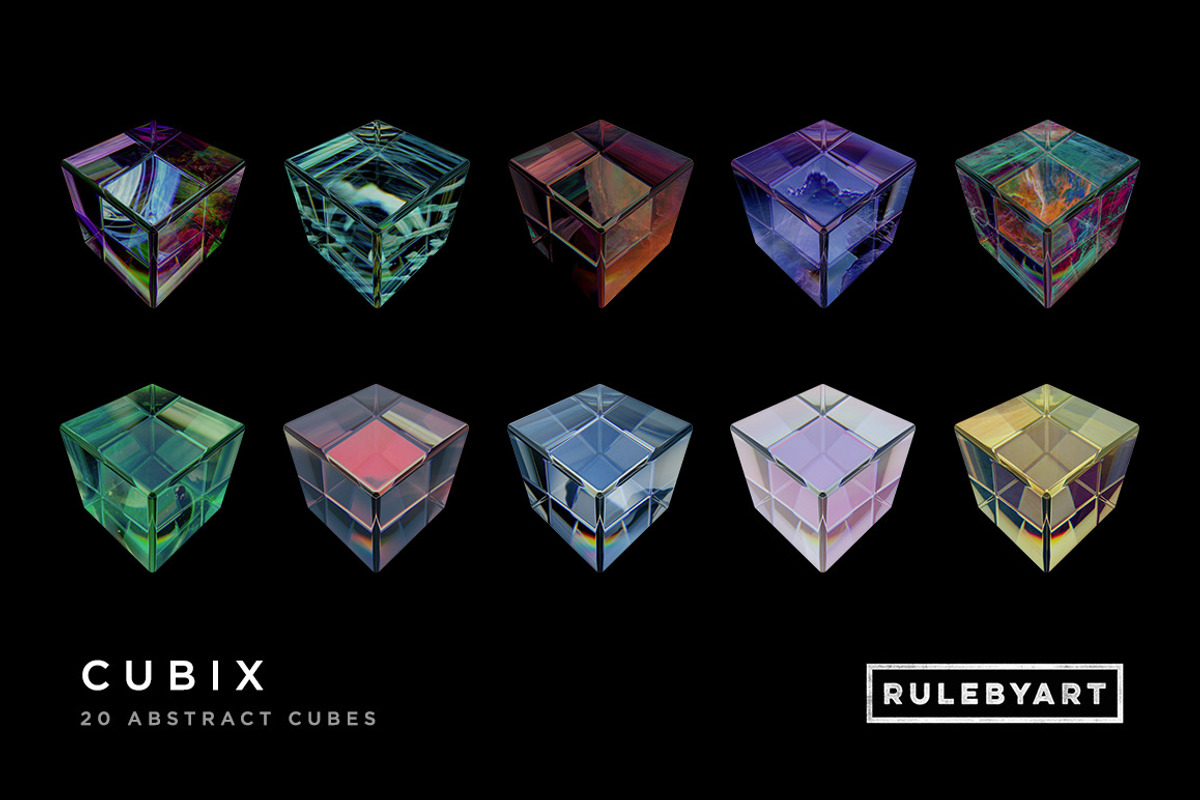 Cubix 3D Cubes, an Object Graphic by RuleByArt
