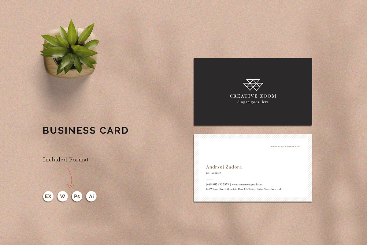 Invoice | Estimate | Letterhead, a Stationery Template by CreativeZoom (Photo 6 of 6)