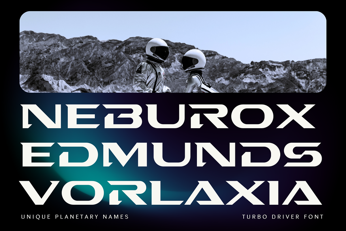 Turbo Driver - Sporty Tech Font, a Sans Serif Font by Sronstudio (Photo 6 of 12)
