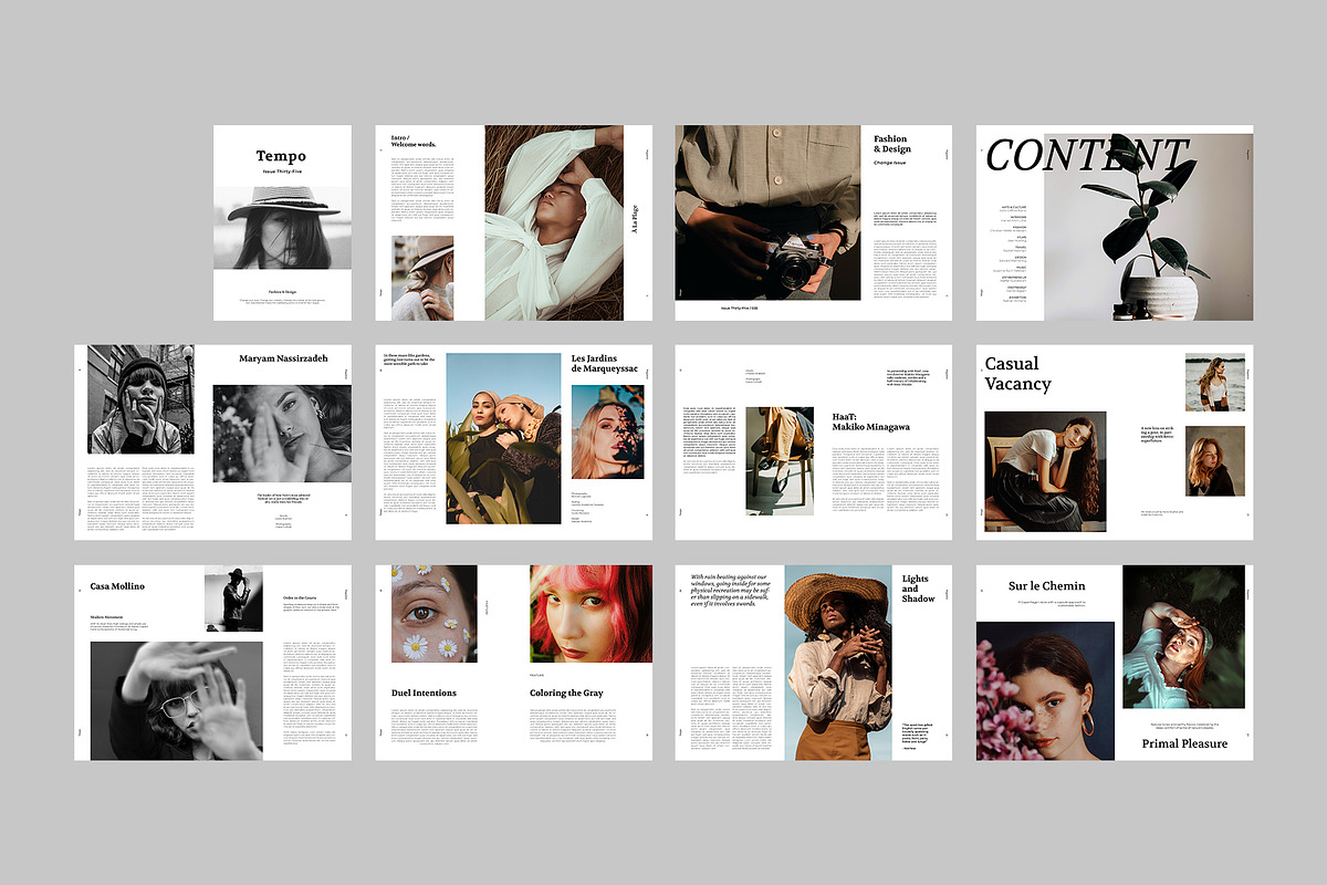 Tempo / Brochure Portfolio Template, a Brochure Template by Bervisual (Photo 5 of 6)