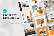 Property Canva Instagram Template, a Social Media Template by Kawalan Studio (Thumbnail 1 of 9)