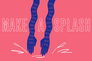 Poool | Wobbly font, a Sans Serif Font by Drawwwn (Thumbnail 6 of 10)