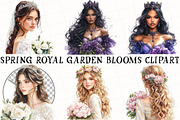 Spring Royal Garden Blooms Clipart, an Illustration by OK Design (Thumbnail 2 of 6)