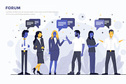 Modern Flat Design Business Concepts, a Person Illustration by Creative Graphics (Thumbnail 3 of 12)