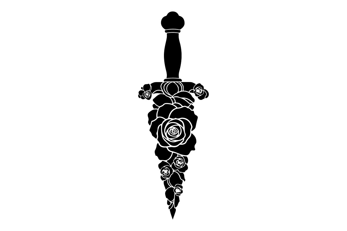 Ornamental Dagger Silhouette Bundle, an Object Illustration by Gaye Art (Photo 5 of 31)