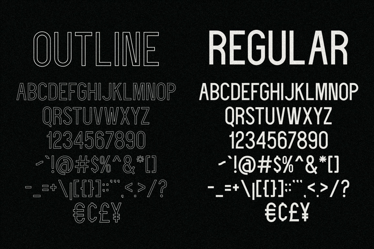 Deflagrate Fonts preview 3