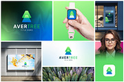 Modern Abstract Tree & Letter A Logo, a Branding & Logo Template by gdrony (Thumbnail 1 of 3)