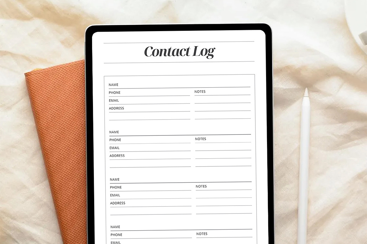 Contact List, a Stationery Template by DesignDevisers (Photo 4 of 9)