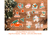 Boho Bundle Christmas Stickers, an Object Graphic by AvaAva (Thumbnail 2 of 8)