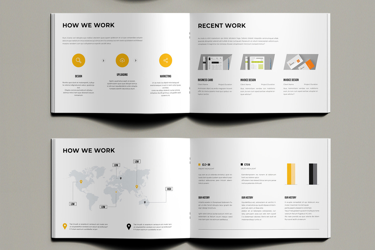 Company Profile Brochure, a Brochure Template by ContestDesign (Photo 5 of 5)