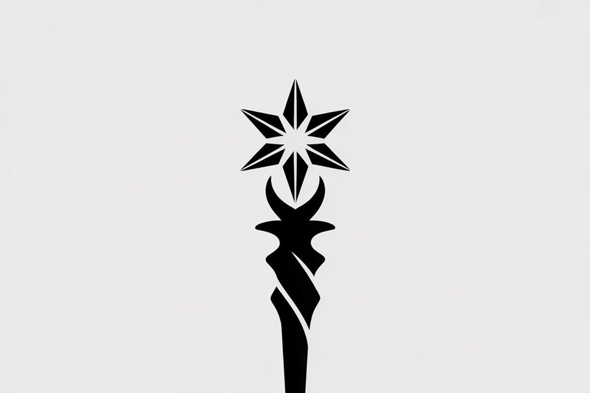 A stylish set of magic wand vector, an Illustration by Amazin_art (Photo 32 of 41)