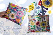 Folky Florals Patterns & Graphics, a Pattern Graphic by rouxsupplyco (Thumbnail 6 of 13)