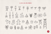 Christmas Hand Drawn Doodles Set, an Object Graphic by Alena Koval (Thumbnail 5 of 18)