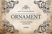 Vintage ornament vector, a Decorative Illustration by Samira (Thumbnail 1 of 10)