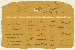 Vector Crack Brushes