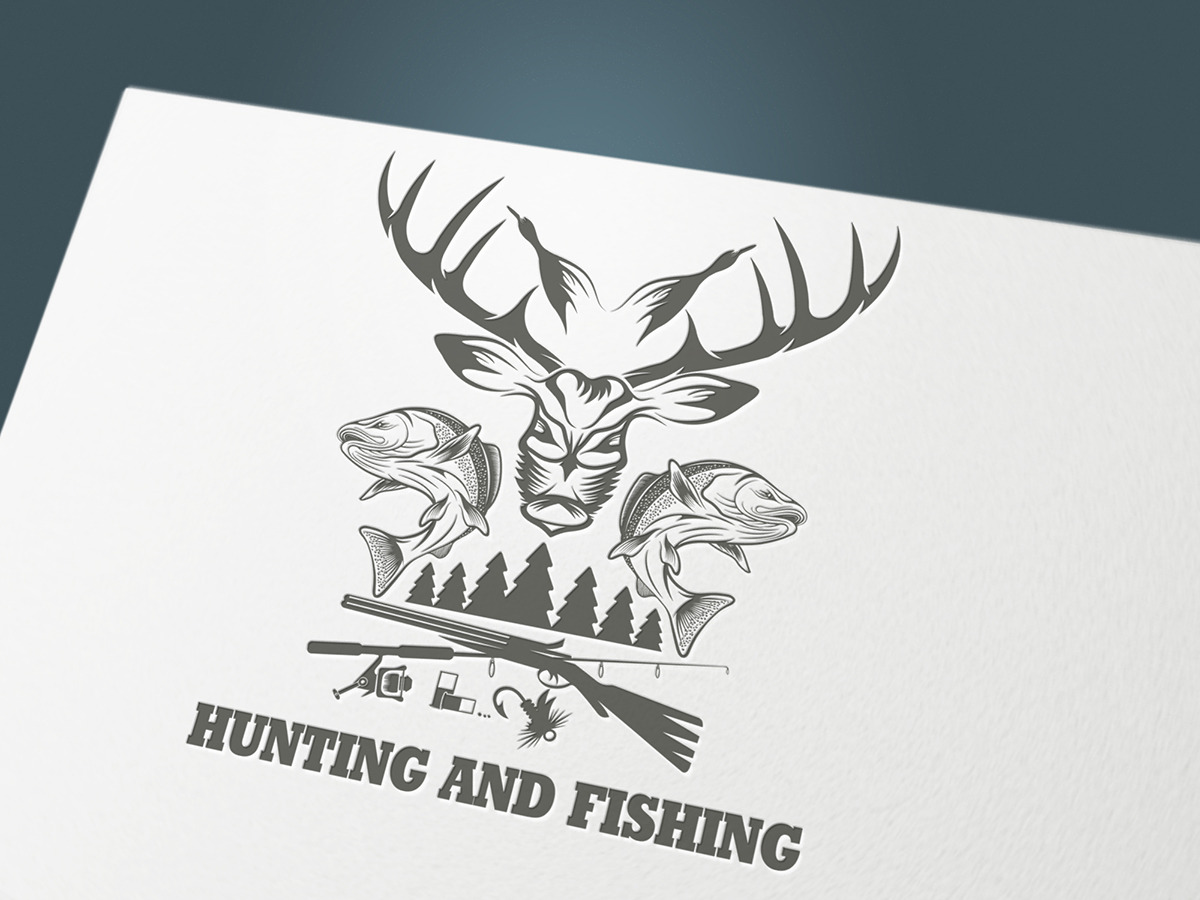 Hunting and fishing Sports Illustrations Creative Market