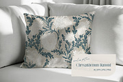 Chrysanthemum Seamless Pattern, a Pattern Graphic by Svetlana Lerie (Thumbnail 6 of 6)