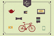 The Hipster Pack, an Object Graphic by Ian Barnard (Thumbnail 4 of 4)