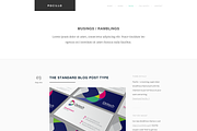 Pocillo - Retina Portfolio Theme, a WordPress Template by ThemeJug (Thumbnail 2 of 2)